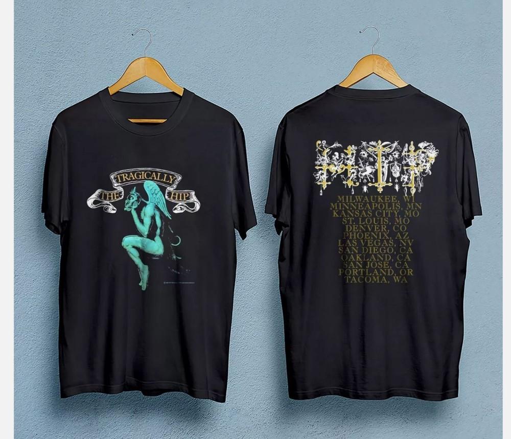 1993 The TRAGICALLY Hip Tour T-Shirt Rock Tee Vintage Rock Canada Unisex T-Shirt