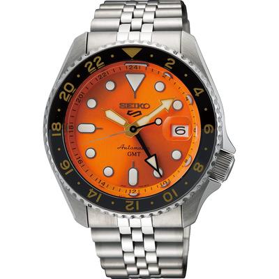 SEIKO5 Sports Shop Limited Модель Механические SSK005K1 Продукт GMT Механизм Оранжевый Автоматический завод Ручной завод SKX Спортивный стиль (Сейко)
