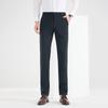 Fengxun Men's Stretch Straight-Leg Business Casual Pants