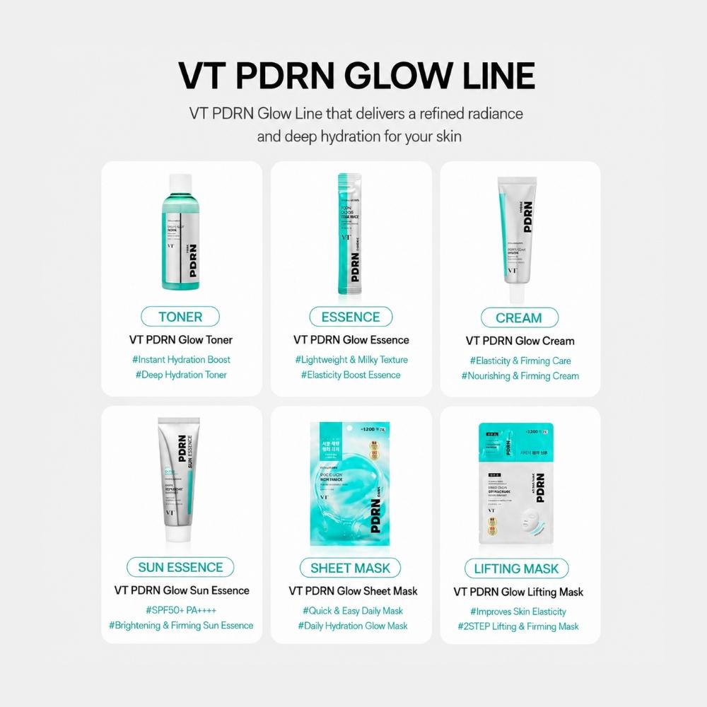 VT COSMETICS Крем PDRN Glow (50 мл х 2 шт. / 1,69 жидк. унц.. унция X 2 шт.)