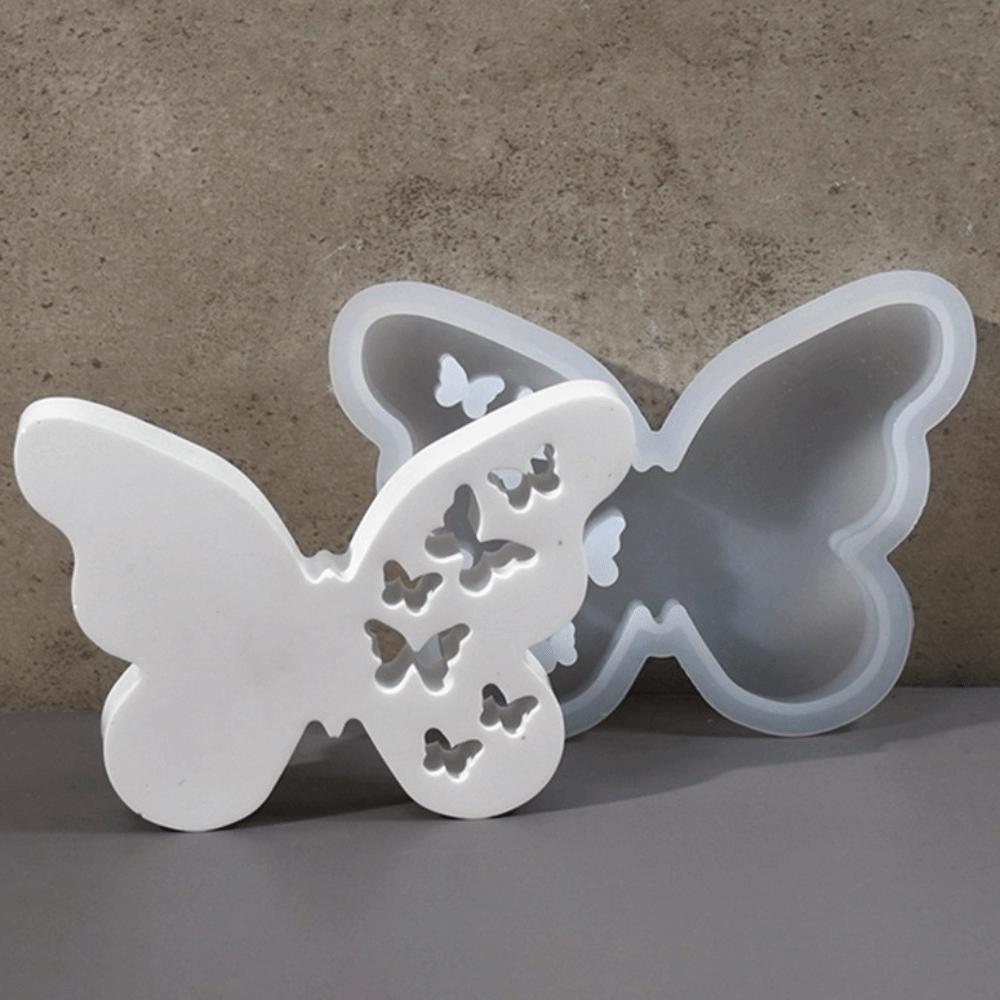 3D Butterfly Silicone Mold Silicone Material Craft Making Mold Creative DIY Clay Mold  Craft Making