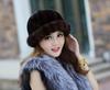 Ladies Winter Imitation Mink Hat Fur Fur Fur Outdoor Fashion Cotton Hat Top Hat Jazz Hat Warm