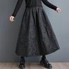 Cotton Plus Size High Waist Vintage Spring Autumn Casual Loose Long for Woman Skirts Womens Skirt