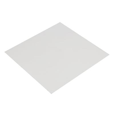 Листовая пластина из полиоксиметиленовой плиты POM 2x300x300 мм белого цвета