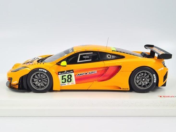 TRUE SCALE масштаб McLaren GT3 2012 1/43 MP4-12C #58