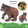 Игрушка-модель диких животных: Бурый медведь, Альпака, Лемур, Капибара, Гривистый волк