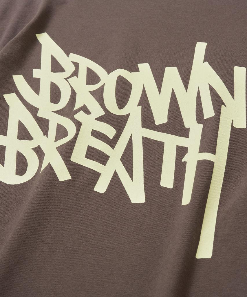 Brown Bless Tag Tee - Dark Brown