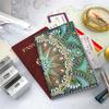 Classic European Style Diamond Painting Passport Book Case Cover Diamond Embroidery Round Drill Wallet Credential Book Case