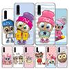 Милый чехол для телефона с изображением совы и сердец Lover Christmas Candy для Huawei P30 P20 P10 P40 P50 Pro Mate 20 40 30 10 Lite, популярные чехлы