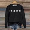 Ladies Fashion Casual Long Sleeve Printed Round Neck  Pullover Top