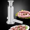 Превосходное мастерство, нержавеющая, безопасная самодельная насадка для мясорубки, кухонная помощница для ежедневного использования, машина для начинки колбас