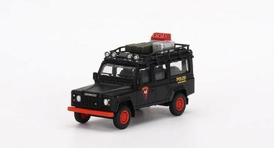 TrueScale Miniatures MINI GT Масштаб Land Rover Defender 110 Мобильная бригада национальной полиции Индонезии Эксклюзив для Индонезии Готовая модель 1/64