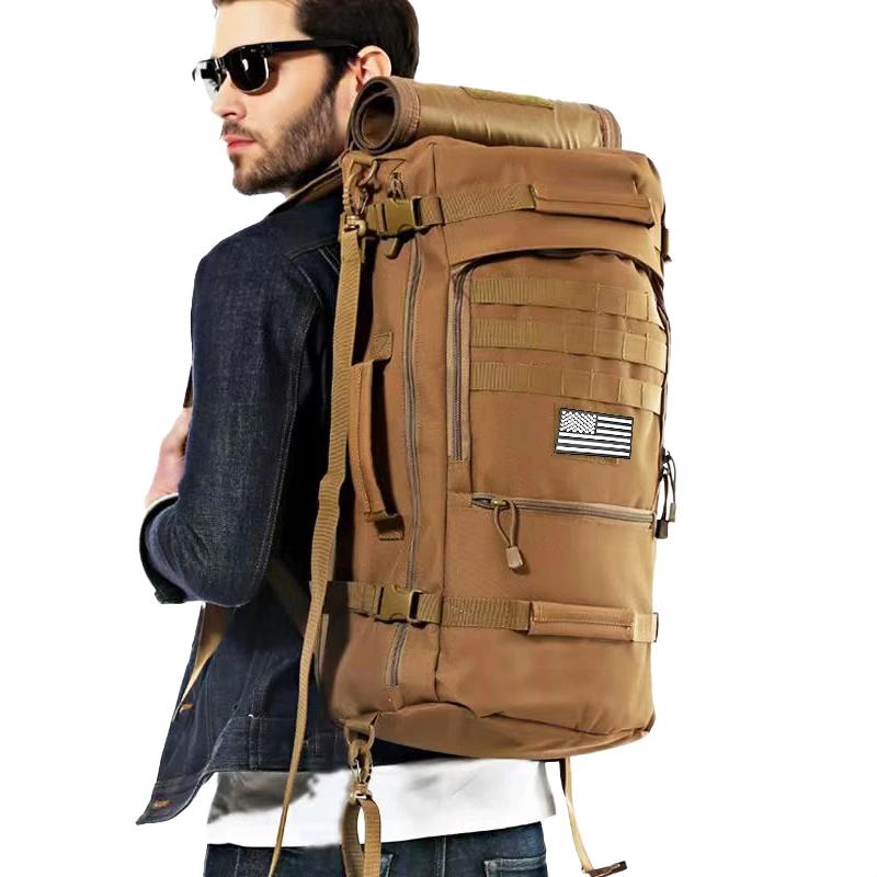 Водонепроницаемый прочный тактический рюкзак из нейлона 1000D для активного отдыха - Треккинг, Рыбалка, Охота, Кемпинг 3 в 1