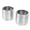 2PCS Trailer Wheel Bearing Protectors with Dust Covers Stainless Steel Universal for Boats Snowmobiles RVs ATVs