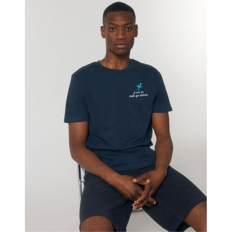 T-shirt Homme - JE SUIS UN PAPA QUI DECHIRE COEUR