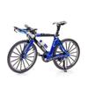 1:8 Scale Model Alloy Bicycle Diecast Racing Finger Mountain Bike Model, Metal Pocket Bicycle Simulation Collection Toys for Children