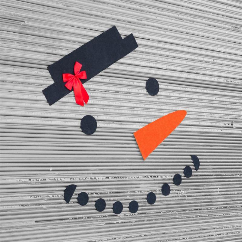 16 шт./компл. DIY Рождественский снеговик украшения уличные украшения для гаражных ворот для дома Рождественский праздник DIY Снеговик Рождественский декор