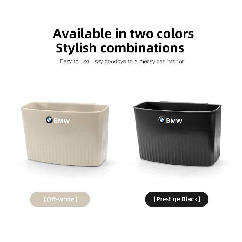 BMW Car Seat Back Storage Box Key For Performance F30 X3 E60 E36 F40 E87 E91 F10 E90 F20 E46 Accessories Cup Holder Garbage bin Y111