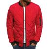 2023 European Men's Colorful Diamond Cotton Jacket - Autumn/Winter Collection, Loose Fit, Free Shipping