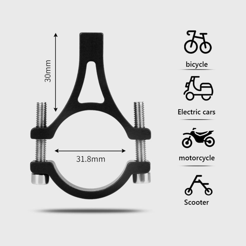Aluminum Alloy Bike Phone Mount Red Motorcycle Phone Holder Bike Handlebar Phone Holder Bicycle