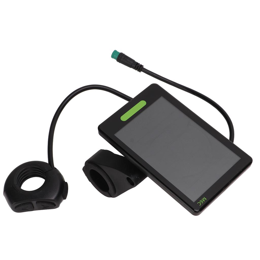 Электрический велосипедный дисплей с большим экраном M6C ЖК-дисплей для скутера, панель управления с водонепроницаемым корпусом