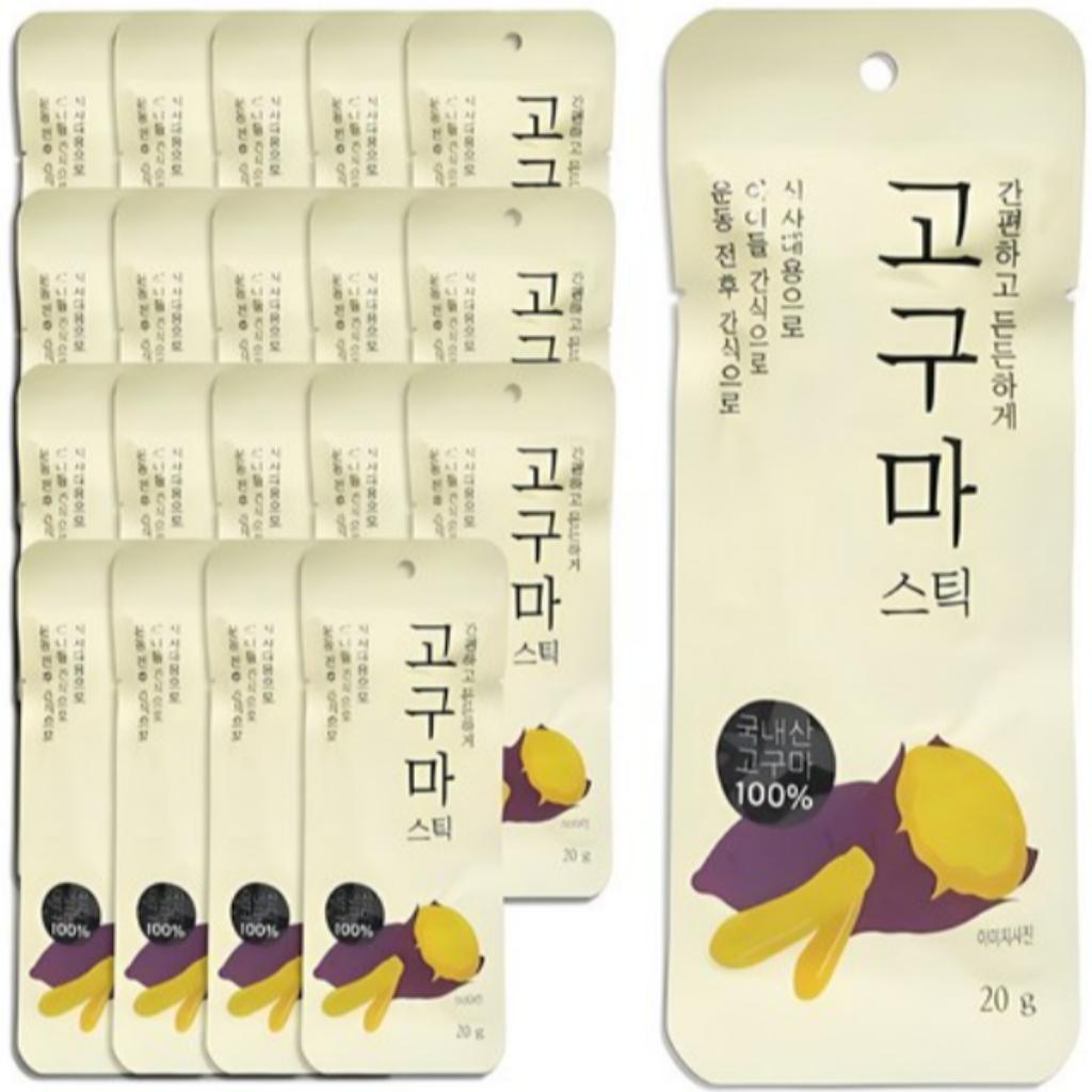 [Jayeondaum] Настоящий 100% Сладкий картофель 20гx20шт