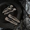 Винтажная Минималистичная Заколка для Волос Формы Волны из Сплава Корейская Мода Серебристый Цвет Неправильная Шпилька Аксессуары для Волос Для Женщин Украшения