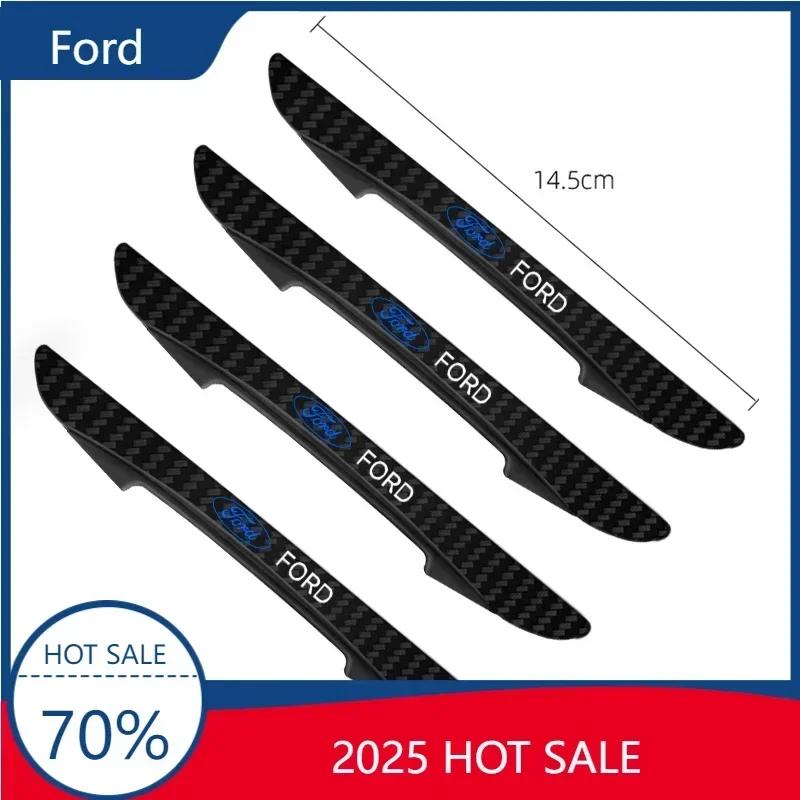 Car Sticker 2026 2025 Hot For Ford 4PCS Bumper Anti-collision Strip Car Door Scratch Protector Stickers For Ford Focus ST Ranger