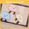 White Cute Creative Cloud Plush Keychain Fun Cartoon Cloud Doll Soft Hanging Charm