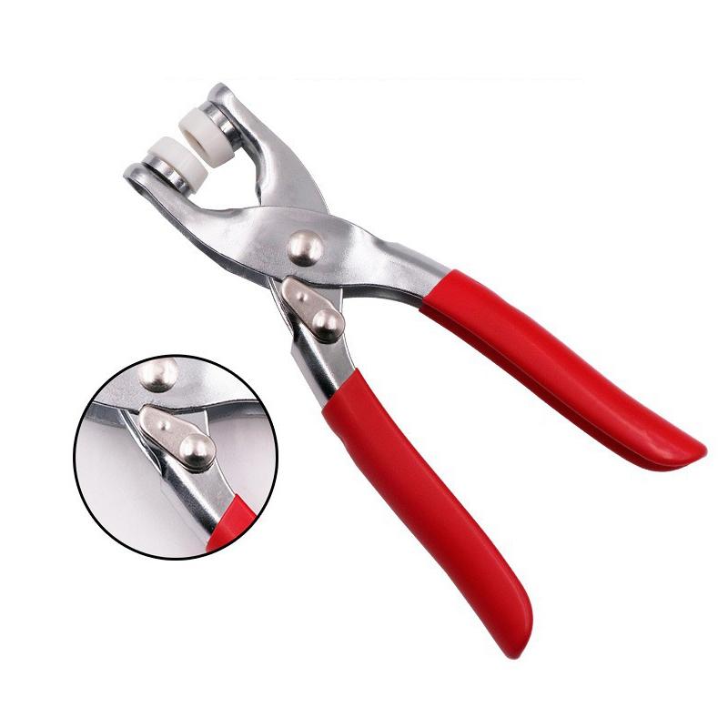 Инструмент плоскогубцы + 50/100 набор металлических швейных пуговиц полые сплошные пятилапчатые пряжки металлические кнопки для установки одежды Diy Craft