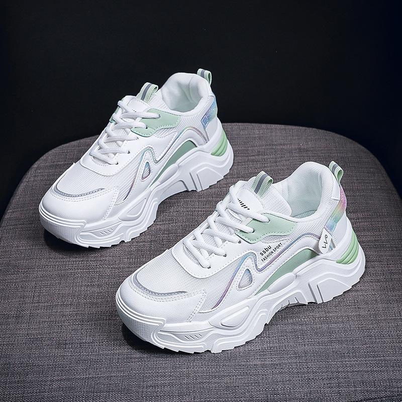 Обувь для папы Женская осень 2024 Новая обувь Женская тенденция Универсальные популярные весенние и осенние повседневные кроссовки Женская обувь
