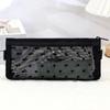 1PCS Makeup Brush Storage Mesh Transparent Pencil Case Stationery Bag Stationery Bag Simple Large Capacity Pencil Case
