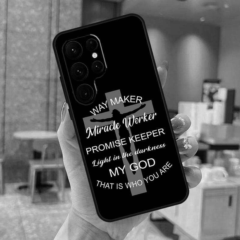 Чехол для телефона Библия Иисус Христос Для Samsung Galaxy S25 S24 S23 S22 S21 S20 Ultra S9 S10 Plus S25 FE Задняя крышка