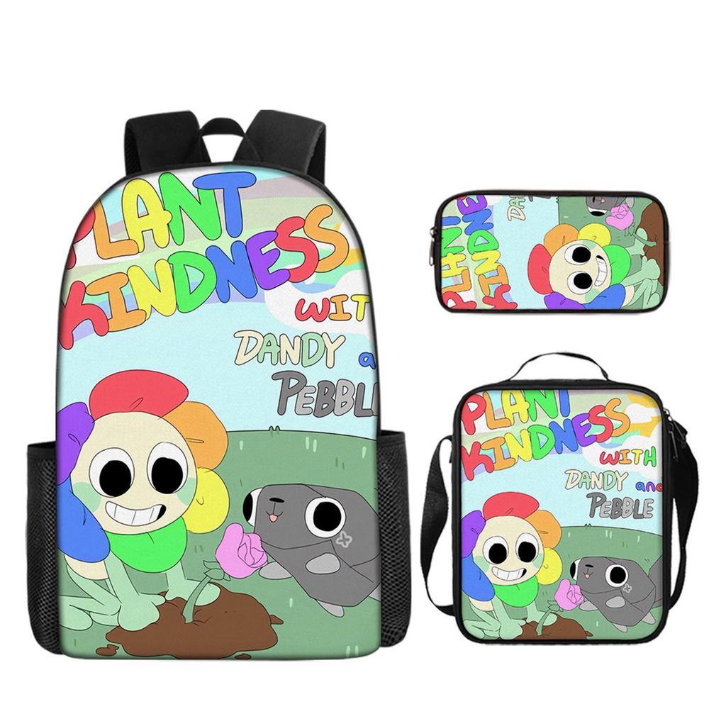 Рюкзак с принтом, сумка через плечо, пенал, набор из трех предметов