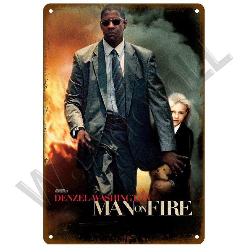 Vintage Films Poster Retro Tin Sign Aesthetic Living Room Cinema Metal Sign Industrial Deco Home Metal Wall Decor Decoration