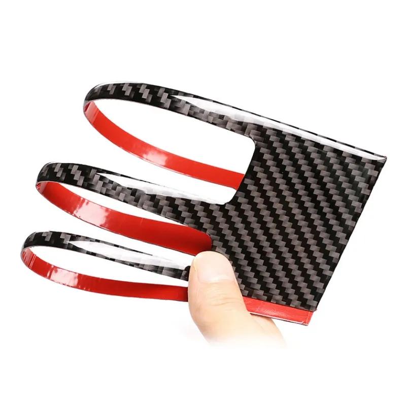 Для BMW 5 серии E60 2004 2005 2006 2007 2008 2009 2010 Углеродное волокно Кондиционер CD Панель управления