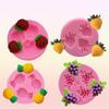 3 Hole Fruit Grapes Chocolate Party  Tools DIY Baking Fondant Silicone Mold Chocolate Sugar Art Displays T0245