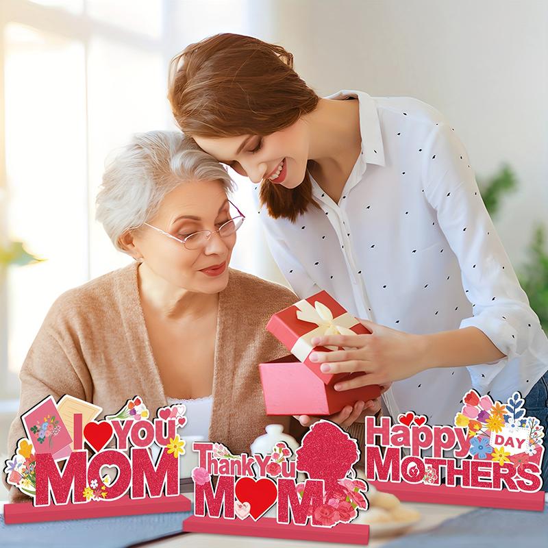 Mother's Day DIY Handmade Multiple Styles Decorative Cartoon Floral Pattern Ornaments Gift Chic Crafts Unique Creative Decorations