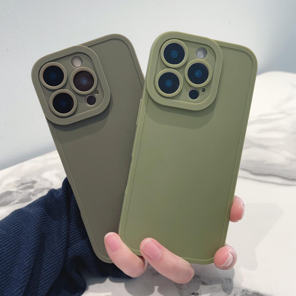 Роскошный мягкий матовый однотонный чехол для телефона iPhone 16 15 14 Plus 13 12 11 Pro Max X XR XS простой противоударный бампер задняя крышка