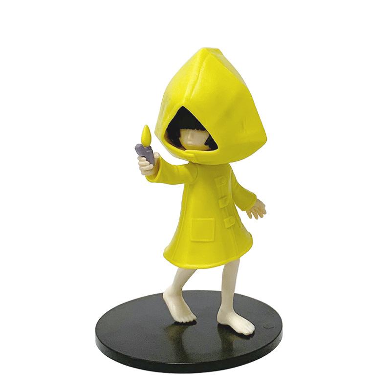 Игра GK Little Nightmares Аниме Фигурка Six Фигурка Mono Фигурка на шарнирах Аниме Игра ПВХ Фигурка на шарнирах Кукла Подарок для фанатов