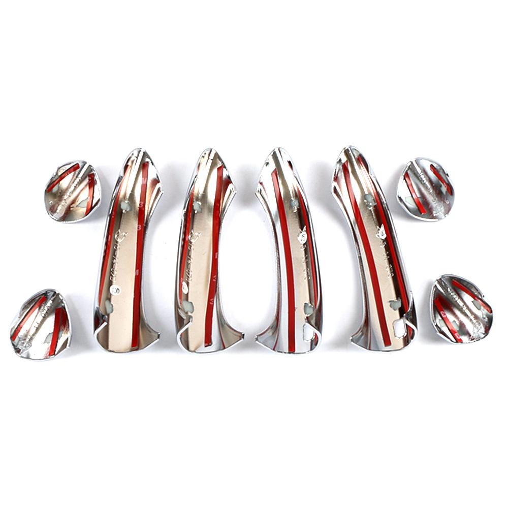 Для Vauxhall Opel Insignia B Astra K Ampera-e Хромированная внешняя дверная ручка Крышка Хромированная Стайлинговая Накладка Литая Рамка