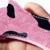 1 Pair Leather Kitty Wrist Straps Non-slip Deadlift Power Straps Cat Fitness Power Straps  Deadlift