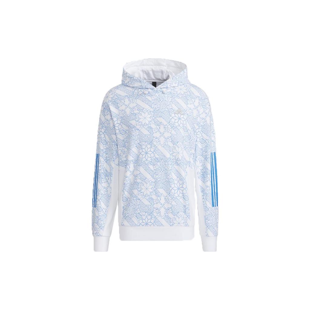 Adidas Sports Hoodie Men Tops Sky-Blue HE2915