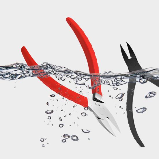 Полезные ножницы для дизайна ногтей. Просты в использовании. Без заусенцев. Экономия труда.