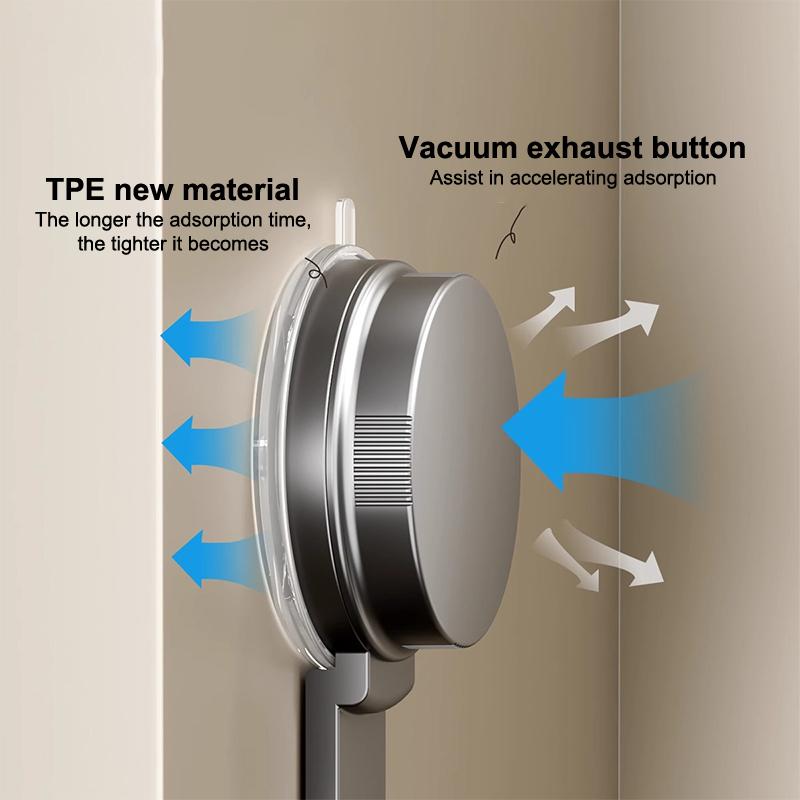 Крючки на присосках Настенная полка для хранения без сверления Для пальто, одежды и полотенец Экономия места Высокая грузоподъемность