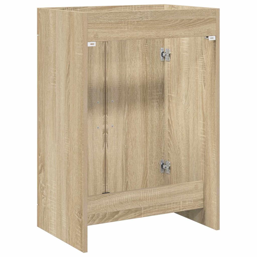 Bathroom Vanity Unit in Sonoma Oak 78.5 x 37.5 x 81 cm Particleboard