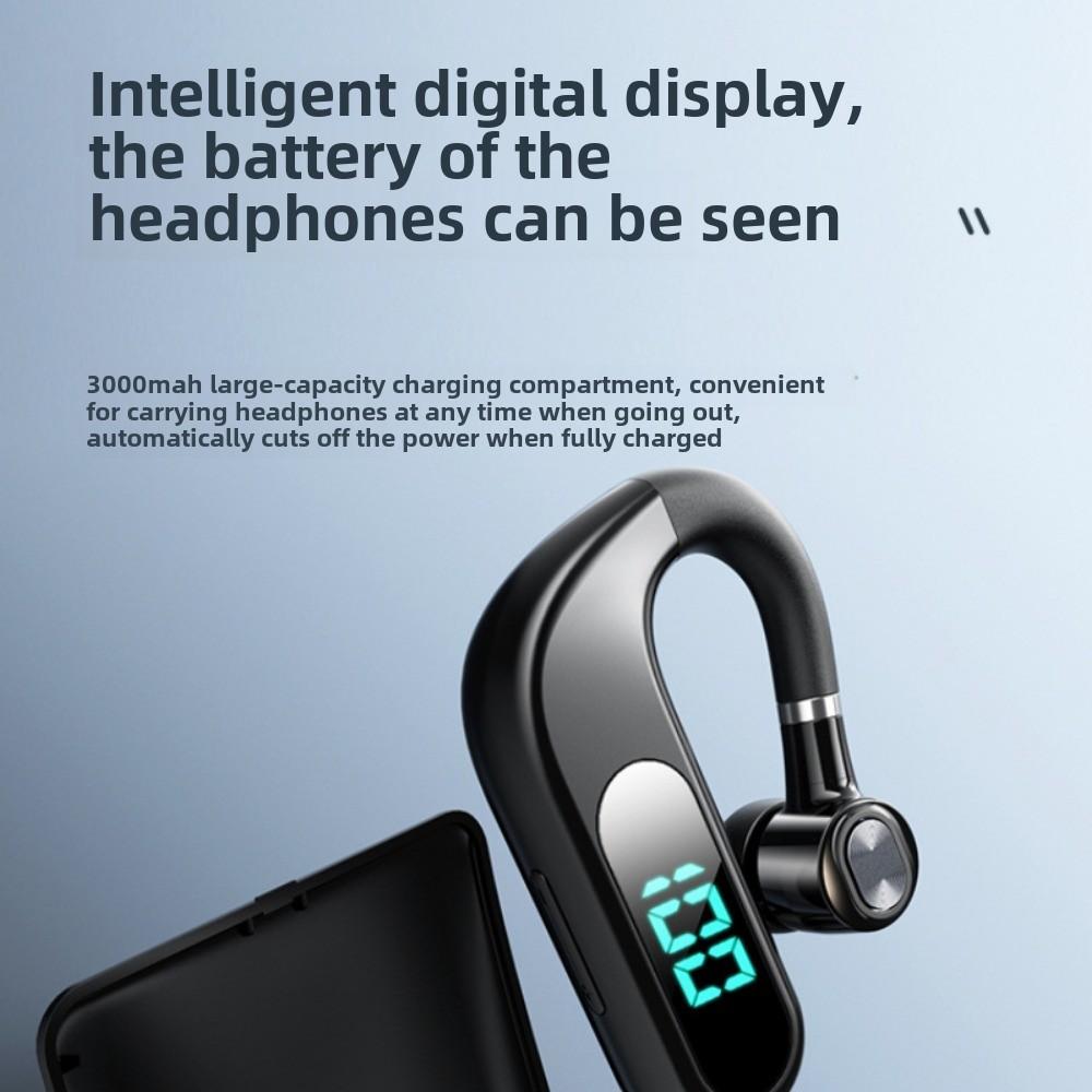 Bluetooth Headphone Extra Long Standby Life New Wireless Single-ear Hanging Ear Large Battery