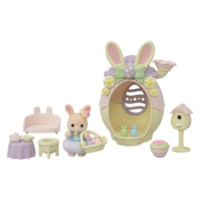 Sylvanian Families Сезонный [Домик-пасхальное яйцо кролика Маргарет] SE-212 ST Маркировка от 3 лет и старше Игрушка Кукольный домик Sylvanian Families EPOCH