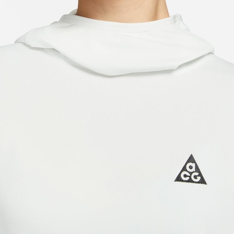 Nike ACG Dri-Fit Adv Solid Logo Hoodie Long Sleeve Hoodie Outdoor Quick Dry Women Hoodies Mountain-White DV9539-121