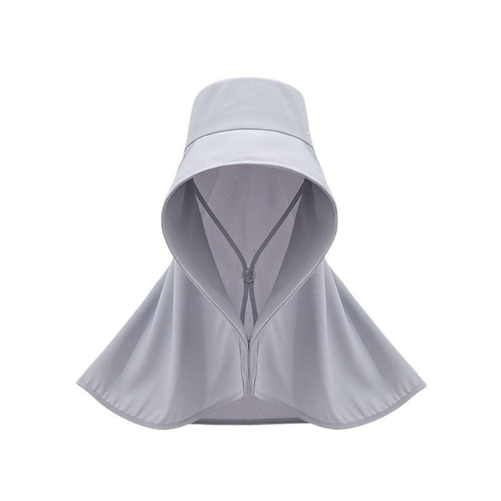 Solid Color Outdoor Beach Hat Breathable Sun Protection Cap Wide Brim Sunhat  Outdoor Activities